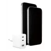PanzerGlass empower™ by ® Turbo 70W viacnásobná nabíjačka vrátane 2 x USB-C + USB-A | EU Plug | Silver White