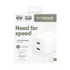 PanzerGlass empower™ by ® Turbo 45W nabíjačka vrátane 2 x USB-C | EU Plug | Silver White