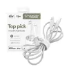 PanzerGlass empower™ by ® Racing 60W USB-C na Lightning kábel | USB 2.0 | 1,2 m | strieborno-biela