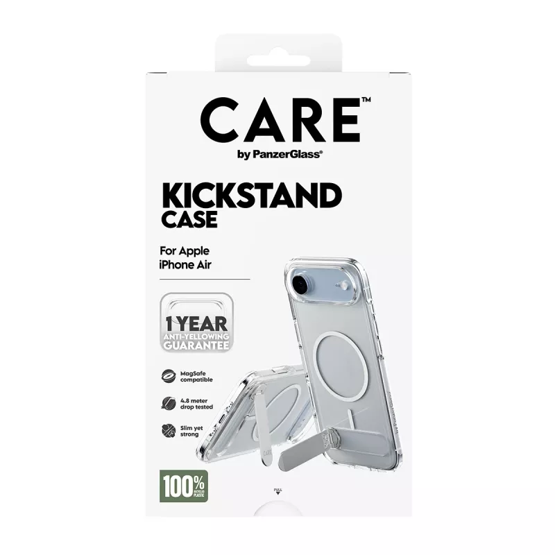 PanzerGlass CARE™ by ® puzdro Transparent s stojanom & MagSafe iPhone Air