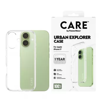 PanzerGlass CARE™ by ® Urban Explorer puzdro transparent iPhone 17
