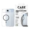 PanzerGlass CARE by Flagship Case kryt na iPhone Air, priehľadný Urban Explorer s čiernym MagSafe
