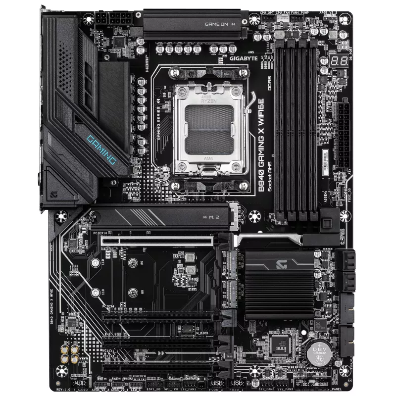Základná doska GIGABYTE B840 GAMING X WIFI6E, AMD B840, Socket AM5, ATX