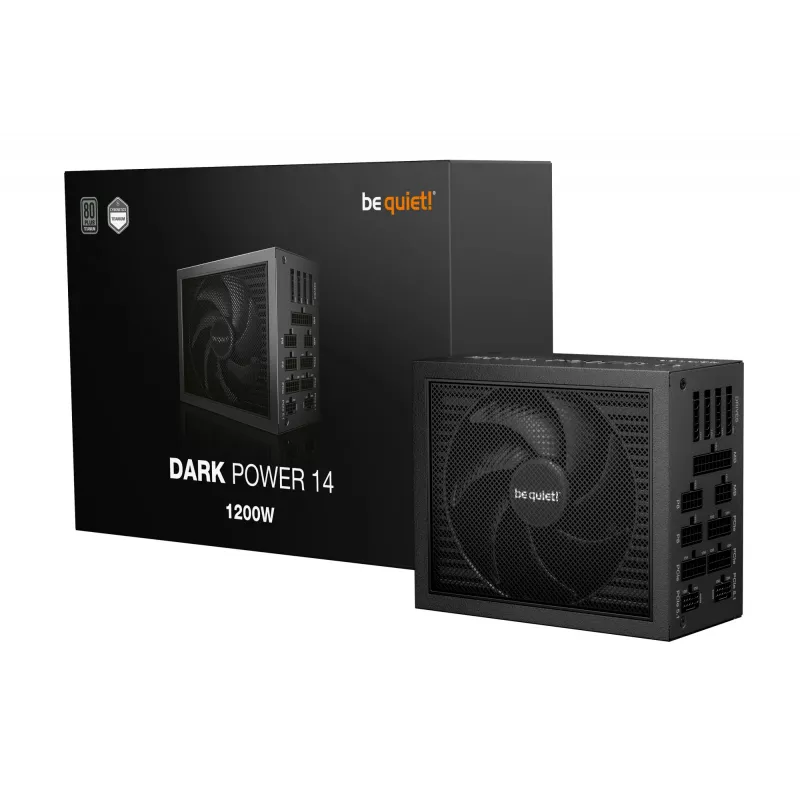 be quiet! Dark Power 14 1200 W - 80 Plus Titanium napájací zdroj 20+4 pin ATX ATX čierna