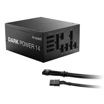 be quiet! Dark Power 14 850 W - 80 Plus Titanium napájací zdroj 20+4 pin ATX ATX čierna