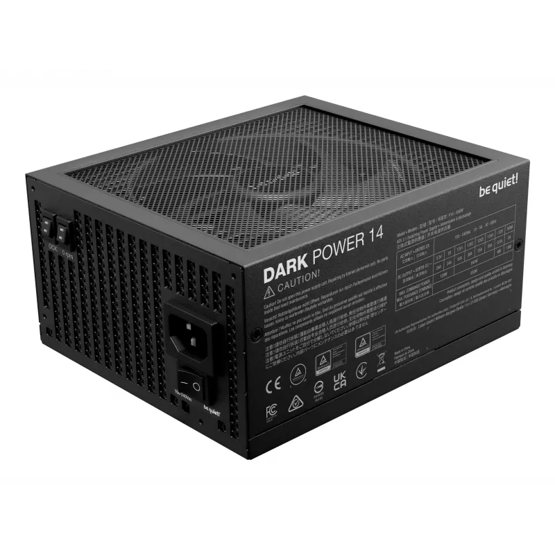 be quiet! Dark Power 14 850 W - 80 Plus Titanium napájací zdroj 20+4 pin ATX ATX čierna