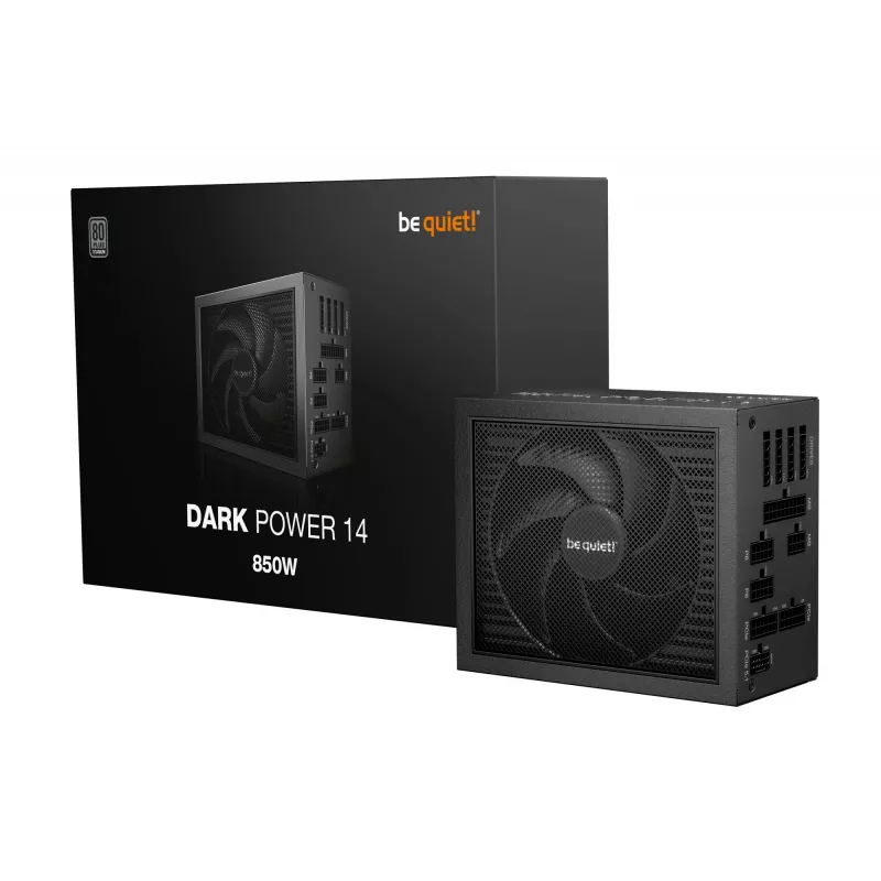 be quiet! Dark Power 14 850 W - 80 Plus Titanium napájací zdroj 20+4 pin ATX ATX čierna