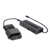 USB-C hub a nabíjačka notebooku HP 9H0H9AA#ABB kompaktný dizajn, všestranná konektivita