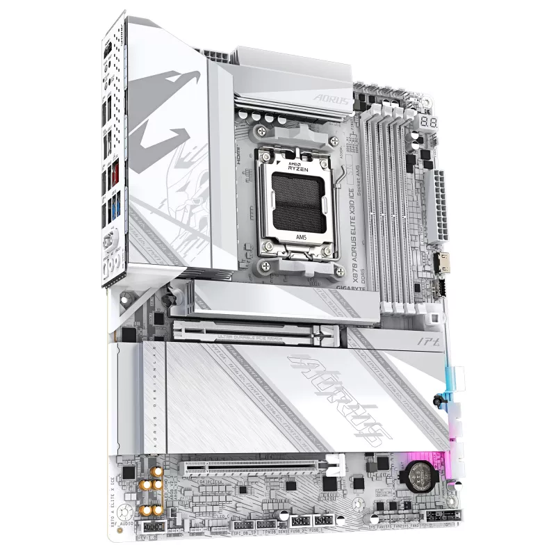 Základná doska GIGABYTE X870 AORUS ELITE X3D ICE, AMD X870, socket AM5, ATX