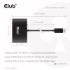 CLUB3D Quad DisplayPort™ hub – 4 x 4K rozlíšenie @ 30Hz, podpora MST