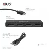 CLUB3D Quad DisplayPort™ hub – 4 x 4K rozlíšenie @ 30Hz, podpora MST