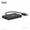 CLUB3D Quad DisplayPort™ hub – 4 x 4K rozlíšenie @ 30Hz, podpora MST