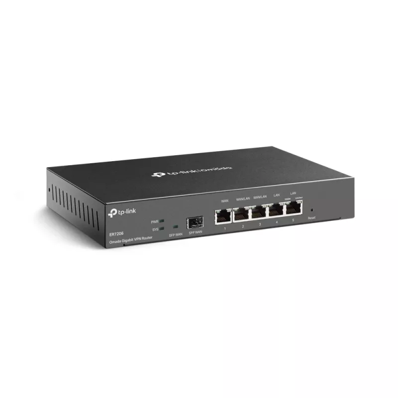 TP-Link SafeStream Gigabit Multi-WAN VPN router, Ethernet WAN, Gigabit Ethernet, čierny