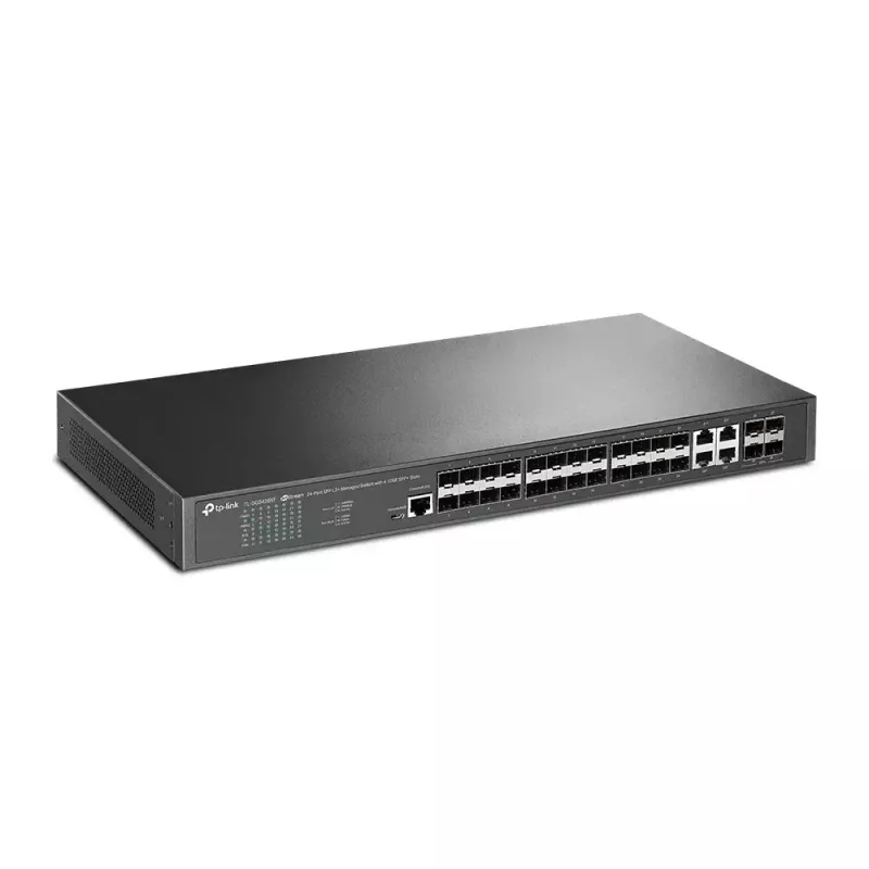 TP-Link Omada 24-portový SFP L2+ Managed switch so 4 10GE SFP+ slotmi