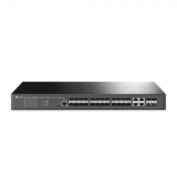 TP-Link Omada 24-portový SFP L2+ Managed switch so 4 10GE SFP+ slotmi