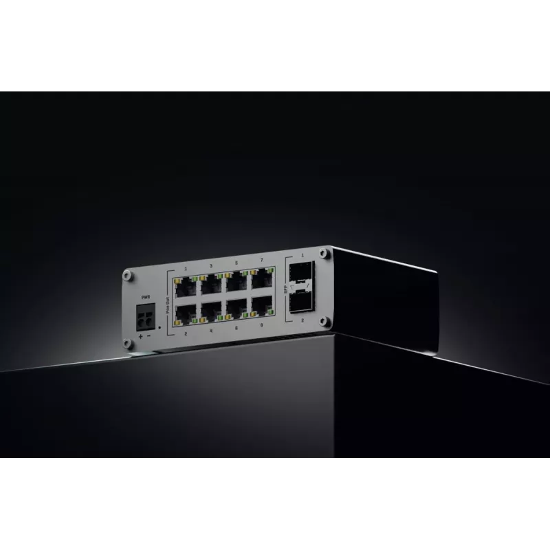 TELTONIKA TSW200 priemyselný neupravovaný PoE+ Gigabit Ethernet switch