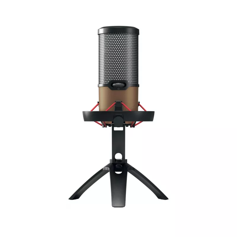 CHERRY UM 9.0 PRO RGB čierny, medený stolný mikrofón
