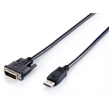 Equip DisplayPort na DVI-D Dual Link kábel, 2m, 2 m, DisplayPort, DVI-D, konektor samec, konektor samec, 1920 x 1200 pixelov