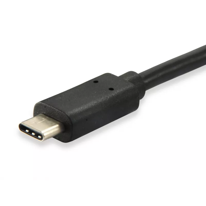 Equip 128345 kábel USB 3.0, USB-A na USB-C, samec/samec, 0,5 m, 3A/20V, čierny