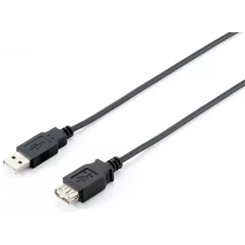 Equip USB 2.0 Type A predlžovací kábel samec na samicu, 3.0m, čierna