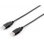 Equip USB 2.0 Type-A kábel, 1,8 m, čierny