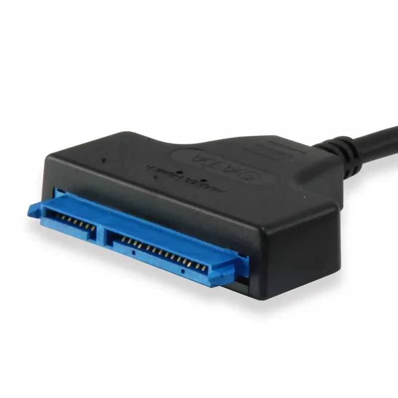 Equip USB Type C na SATA kábel, čierna, 6 Gbit/s, 50 mm, 150 mm, 500 mm, 50 g