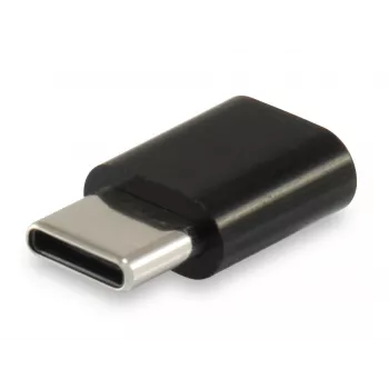 Equip USB Type C na Micro USB adaptér, USB C, Micro USB B, čierna