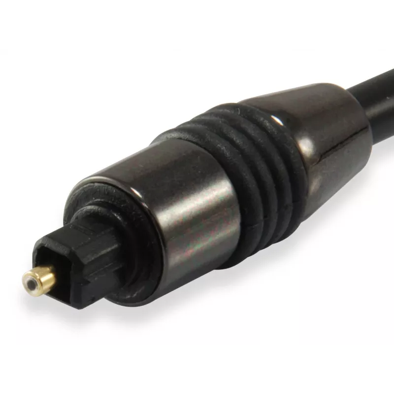Equip TOSLINK optický SPDIF digitálny audio kábel, 1,8 m, TOSLINK, konektor samec, TOSLINK, konektor samec, 1,8 m, čierna