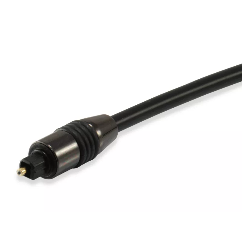 Equip TOSLINK optický SPDIF digitálny audio kábel, 1,8 m, TOSLINK, konektor samec, TOSLINK, konektor samec, 1,8 m, čierna