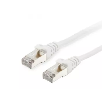 Equip Cat.6 S/FTP patch kábel, 15 m, biela, 15 m, Cat6, S/FTP (S-STP), RJ-45, RJ-45, biela