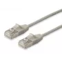Sieťový kábel Equip Cat.6A F/FTP slim patch kábel RJ-45 0,25 m béžový
