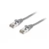 Equip Cat.6A S/FTP patch kábel, 0,5 m, sivý, Cat6a, S/FTP (S-STP), RJ-45, RJ-45, sivý