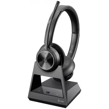 HP Poly Savi 7320 Office Stereo DECT 1880-1900 MHz headset, čierna, Mexiko, Windows 10, Windows 11, macOS, TCO, 185 mm