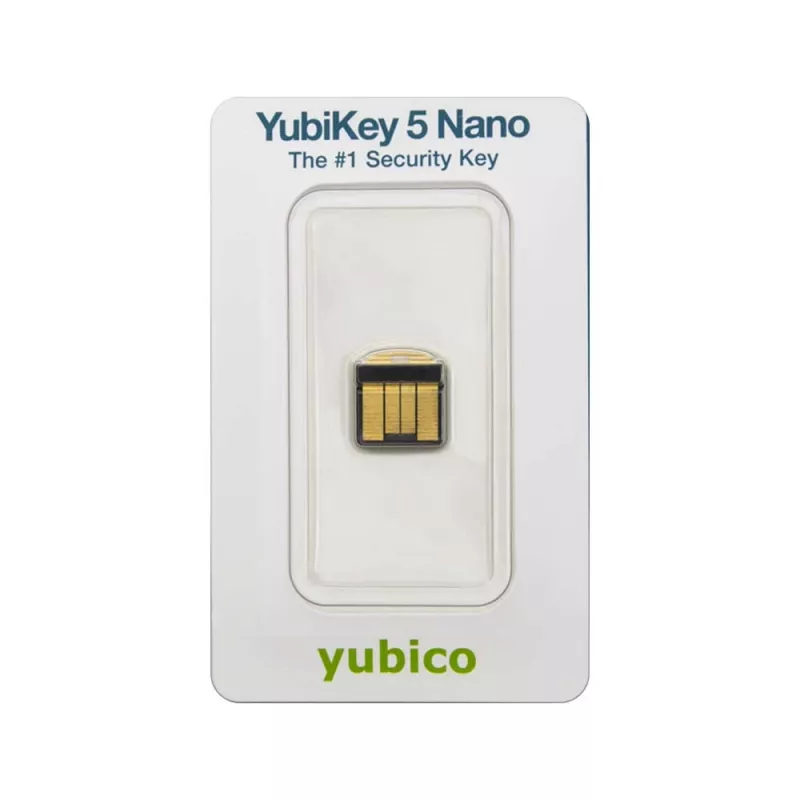 Bezpečnostný kľúč Yubico YubiKey 5 Nano
