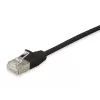 Equip Cat.6A F/FTP tenký patch kábel, 1m, čierny, 1 m, Cat6a, F/FTP (FFTP), RJ-45, RJ-45, čierny
