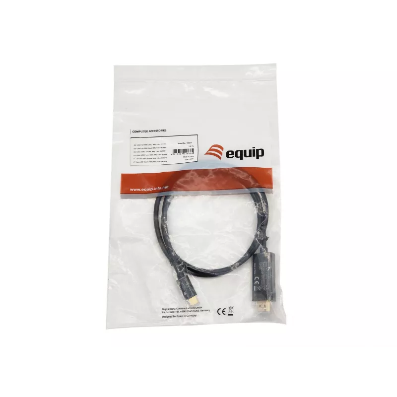 Equip USB-C na HDMI kábel, M/M, 1,0m, 4K/30Hz