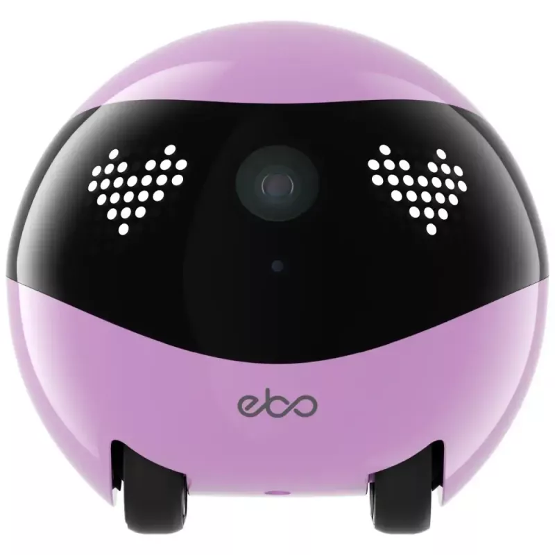 Monitorovací robot Enabot EBO AIR 2 – mobilná domáca kamera, ružová