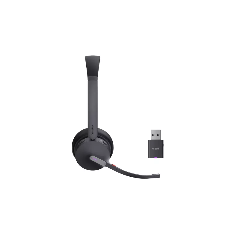 Yealink WH64 Hybrid Dual Teams headset bezdrôtový headset pre kanceláriu/kontaktné centrum Micro-USB Bluetooth čierna