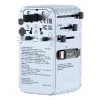 Verbatim Charge 'n' Travel 70W 2C retractable univerzálny cestovný adaptér modrá