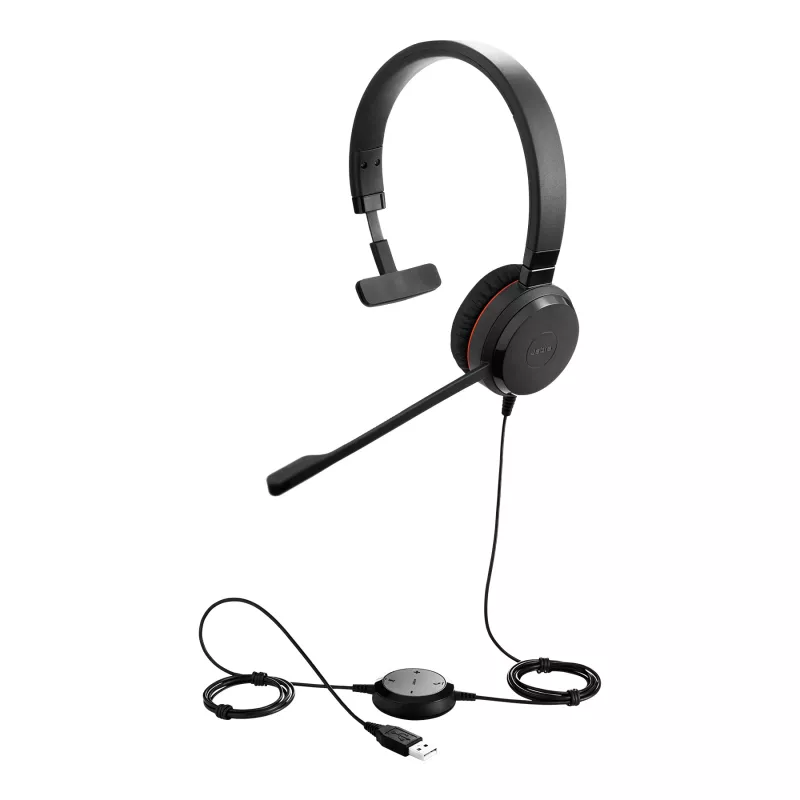 Jabra EVOLVE 30 II UC Mono, káblový, 150 - 7000 Hz, kancelária/call centrum, 142 g, headset, čierna