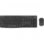Logitech MK295 Silent Wireless Combo klávesnica myš vrátane Office USB QWERTZ nemecká grafitová