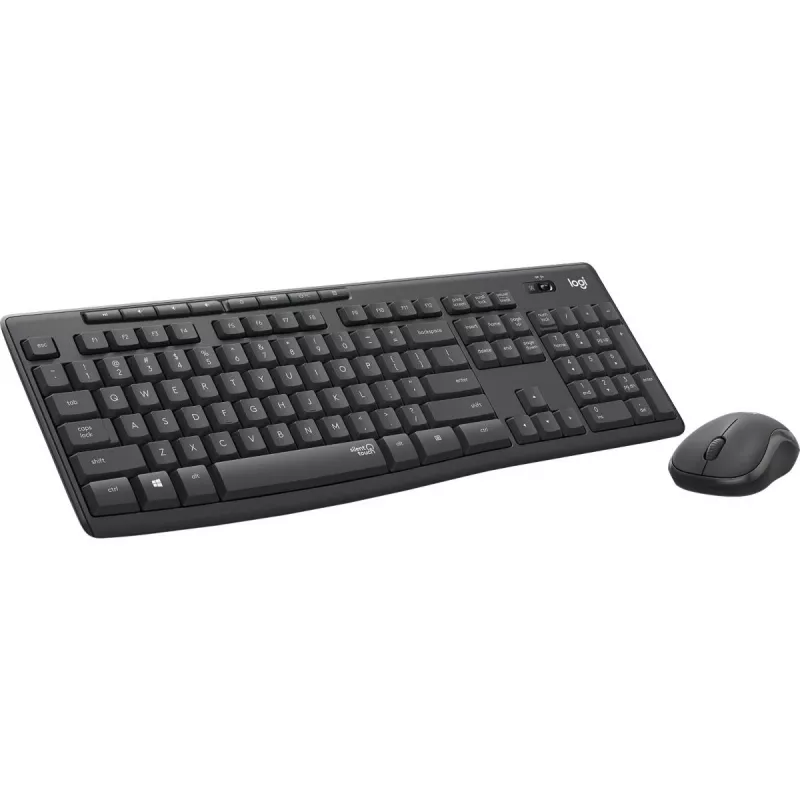 Logitech MK295 Silent Wireless Combo klávesnica myš vrátane Office USB QWERTZ nemecká grafitová