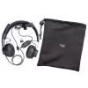 LOGITECH Zone Wired - USB-C / USB-A - headset - MSFT Teams Zone - čierna