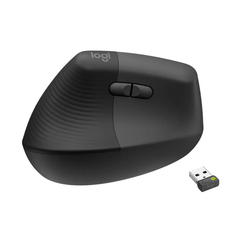 LOGITECH Wireless Mouse Lift For Business ľavá ruka grafitová/čierna
