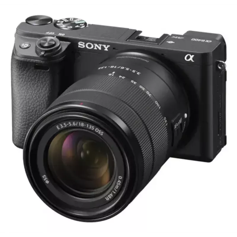 Fotoaparát Sony α ILCE-6400AK 24,2 MP 4K Ultra HD čierny