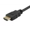 Equip HDMI na DVI-D Single Link kábel, 2m, 2 m, HDMI, DVI-D, konektor samec, konektor samec, zlatá