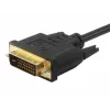 Equip HDMI na DVI-D Single Link kábel, 2m, 2 m, HDMI, DVI-D, konektor samec, konektor samec, zlatá