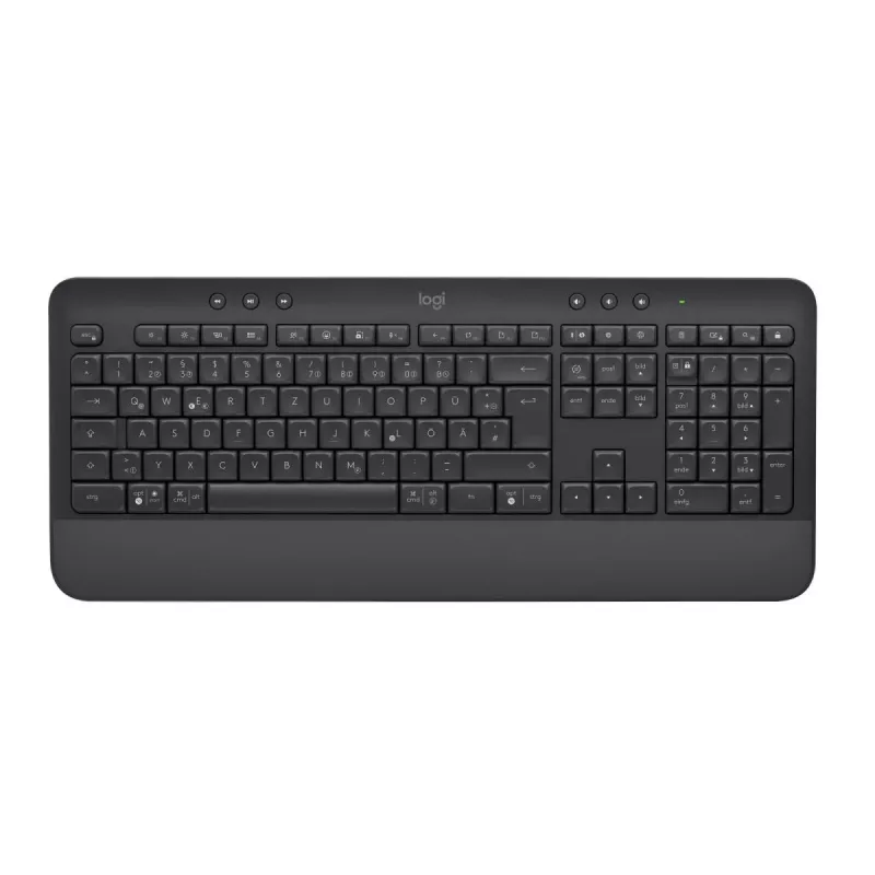 LOGITECH Signature K650 bezdrôtová klávesnica – grafitová – nemecká Qwertz