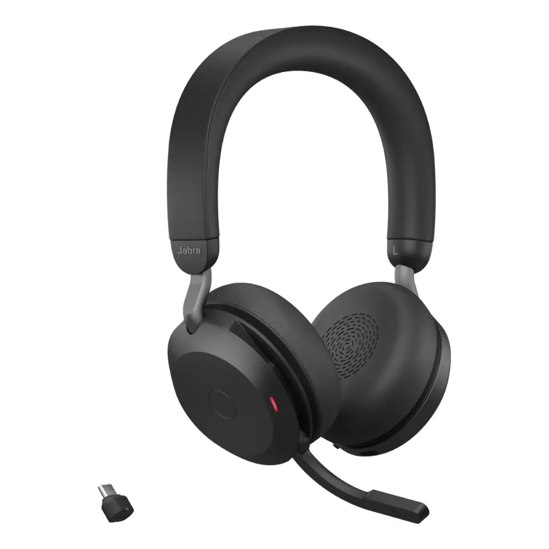Jabra Evolve2 75 – USB-C UC – čierna, káblový a bezdrôtový, kancelária/call centrum, 20 - 20000 Hz, 197 g, headset, čierna