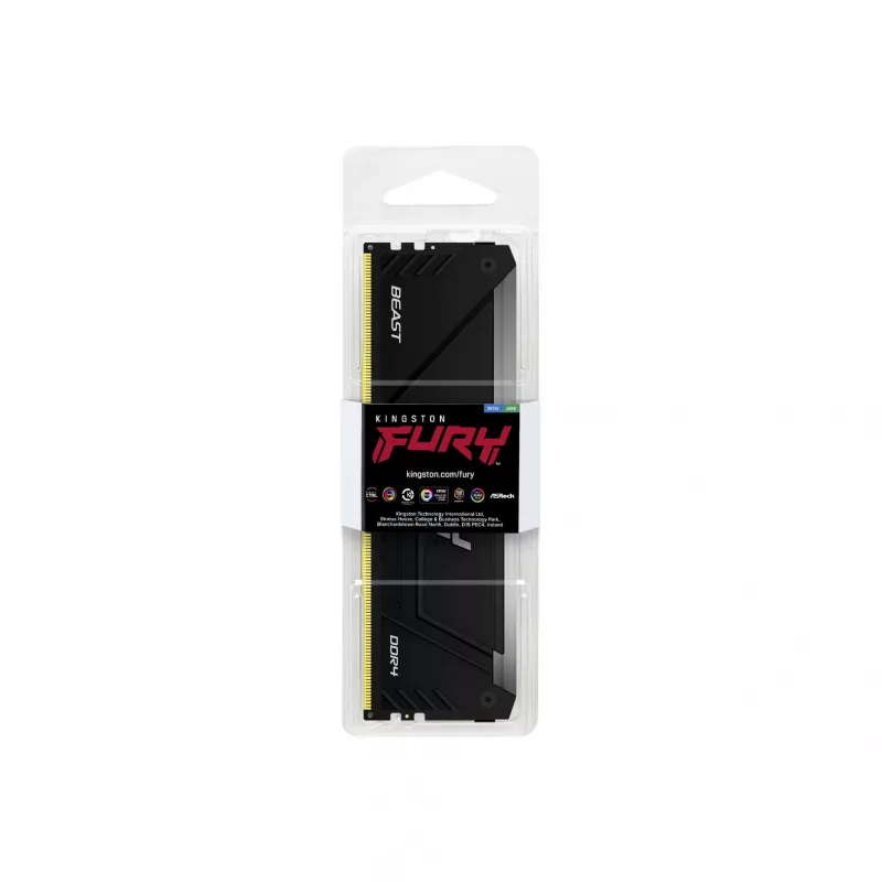 Kingston Technology FURY Beast 8GB 3200MT/s DDR4 CL16 DIMM RGB